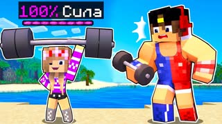 ЕВГЕНБРО Стал ГИГАНТСКИМ Силачом СУПЕР КАЧОК в МАЙНКРАФТ ! ДЕВУШКА НУБ ВИДЕО ТРОЛЛИНГ MINECRAFT